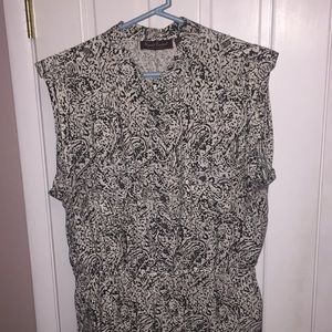 Speed Control New York White Patterned Dress